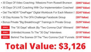 One Funnel Away Challenge (OFA) Review