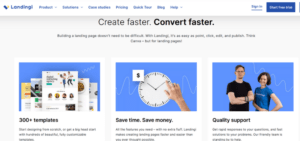 Landingi Landing Pages features