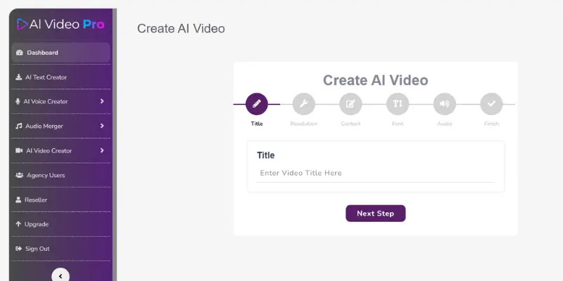 AI Video Pro Create video