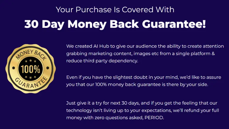 Ai Hub Money back