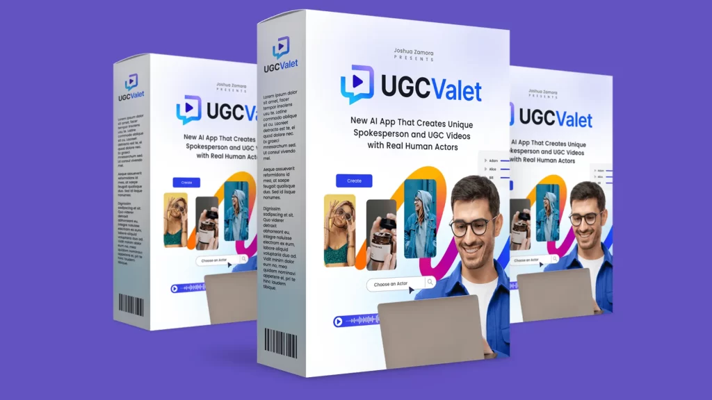 UGC Valet Review – AI Creates Unique Spokesperson and UGC Videos With Real Human Actors!